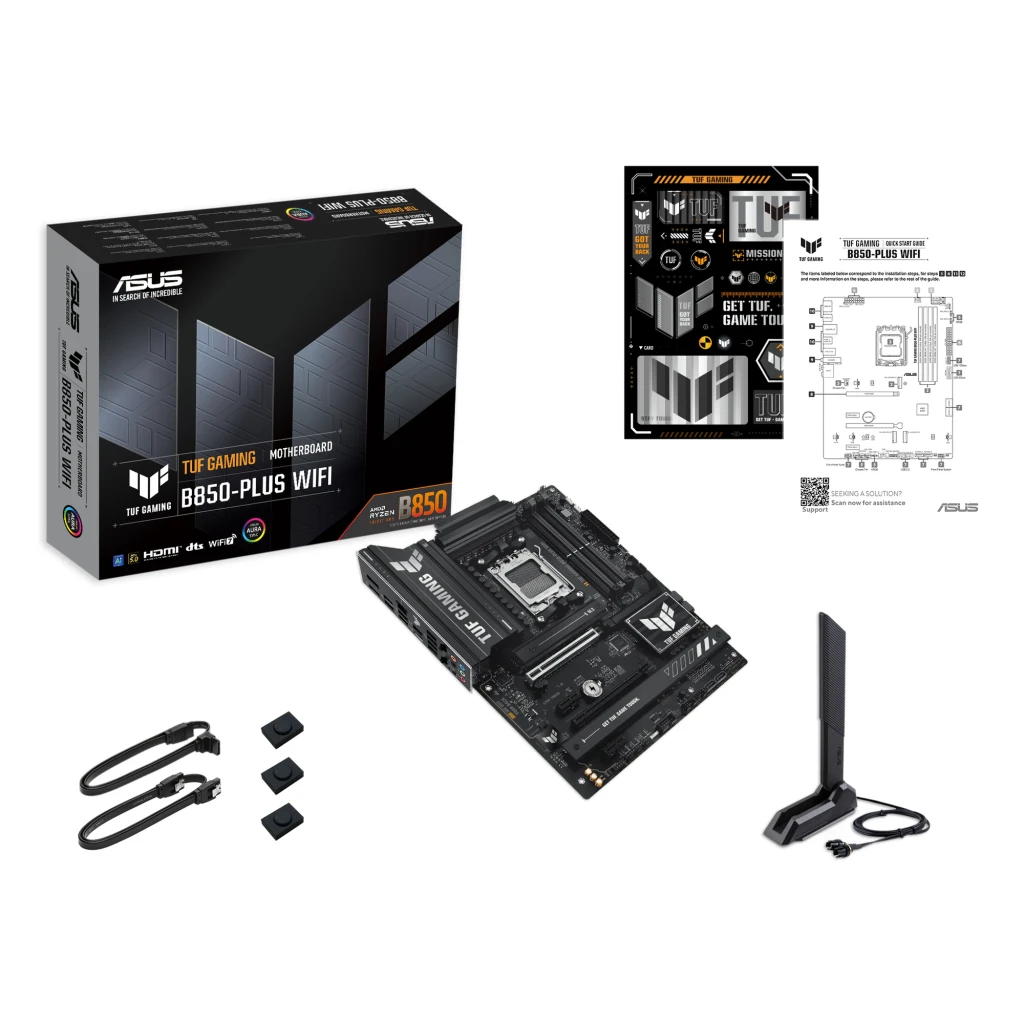ASUS TUF GAMING B850-PLUS WIFI noir - détail 3