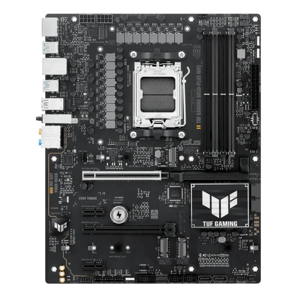 ASUS TUF GAMING B850-PLUS WIFI noir - détail