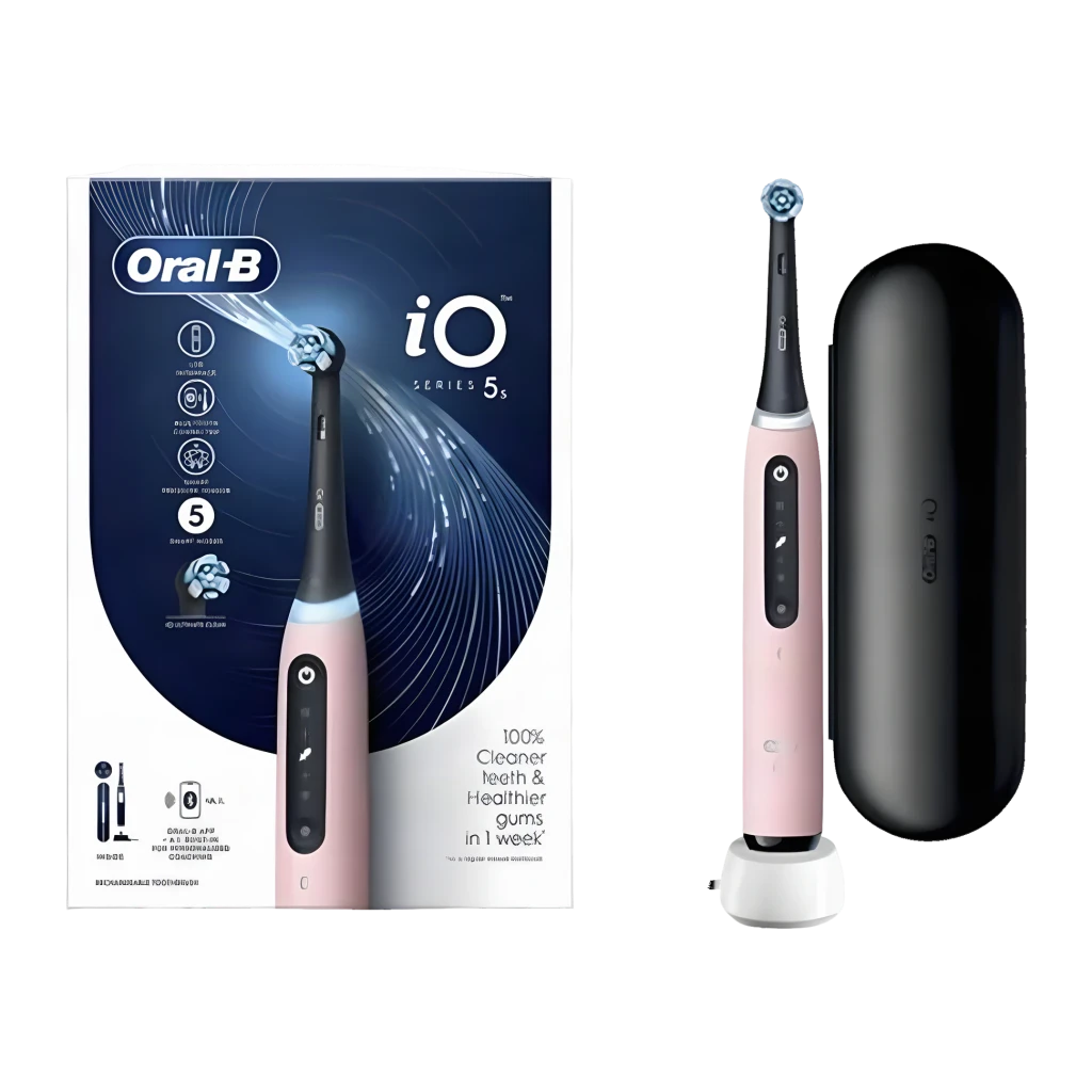 Oral-B Cepillo de dientes eléctrico iO 5s Negro y Rosa - detalle 2