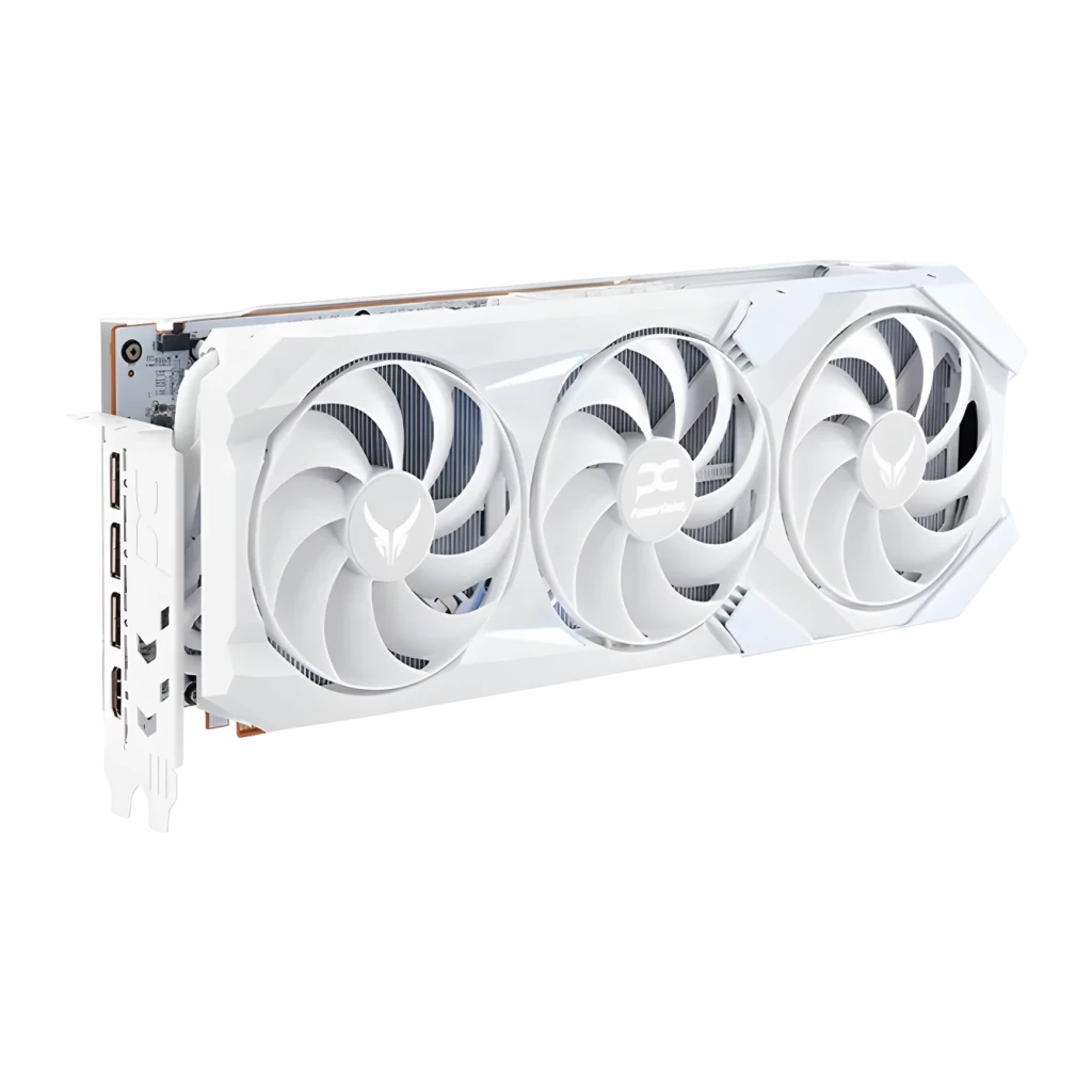 PowerColor Tarjeta Gráfica Radeon RX 9070 XT Red Devil 16 GB OC branco - detalhe 5
