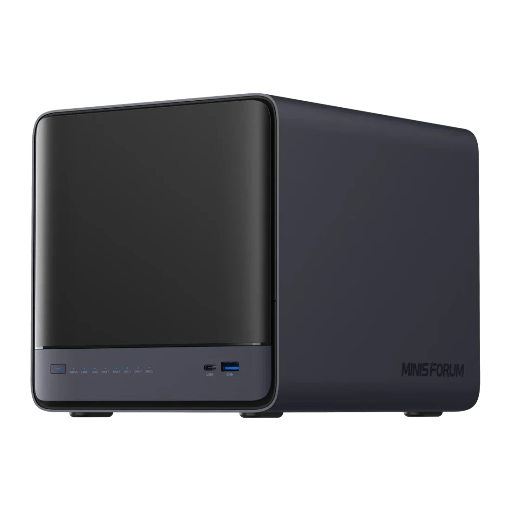 Minisforum Mini PC NAS N5 Air Ryzen H255 16+64 GB - vue principale