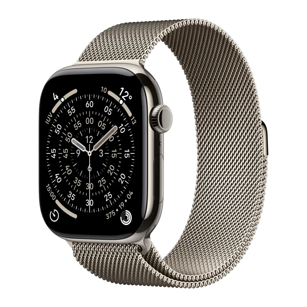 Apple Watch Series 11 GPS + Cellular 46 mm titanio natural - vista principal