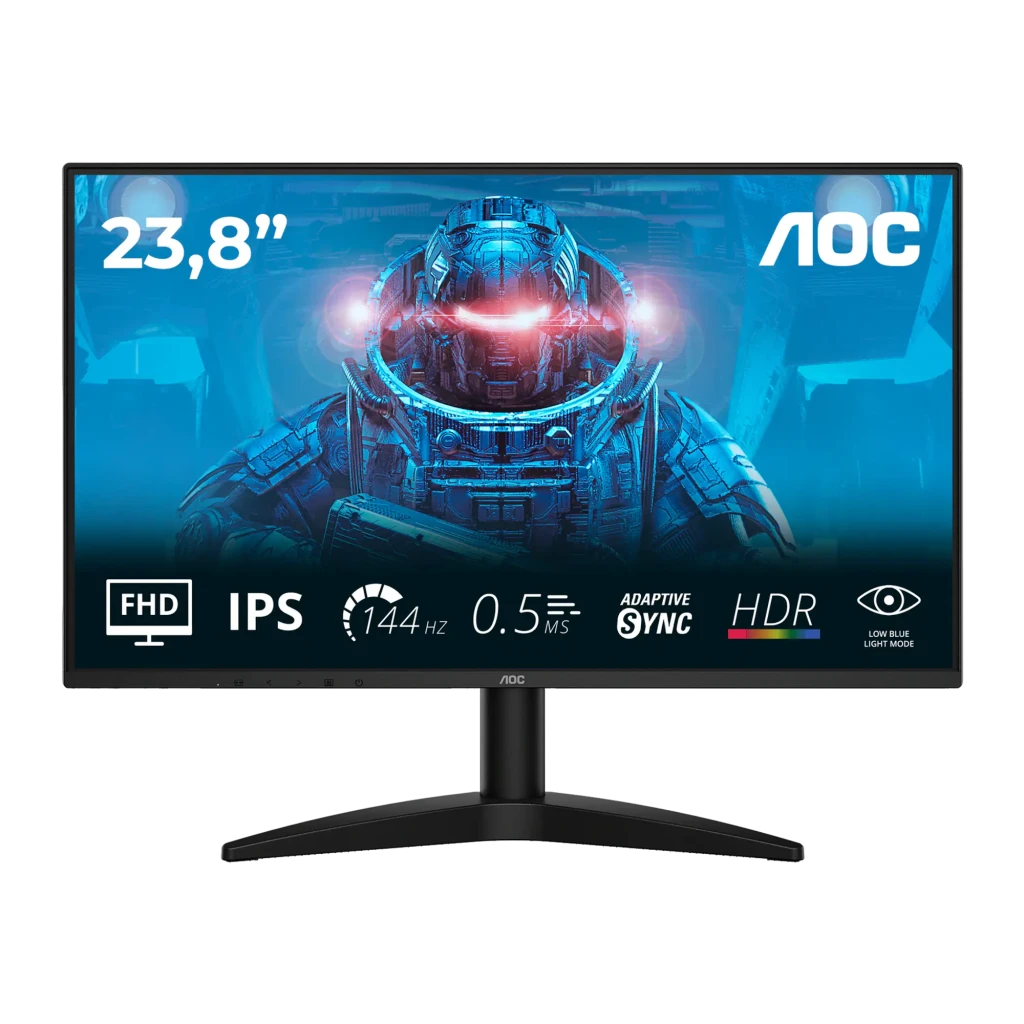 AOC 24B36X 23.8 negro - vista principal