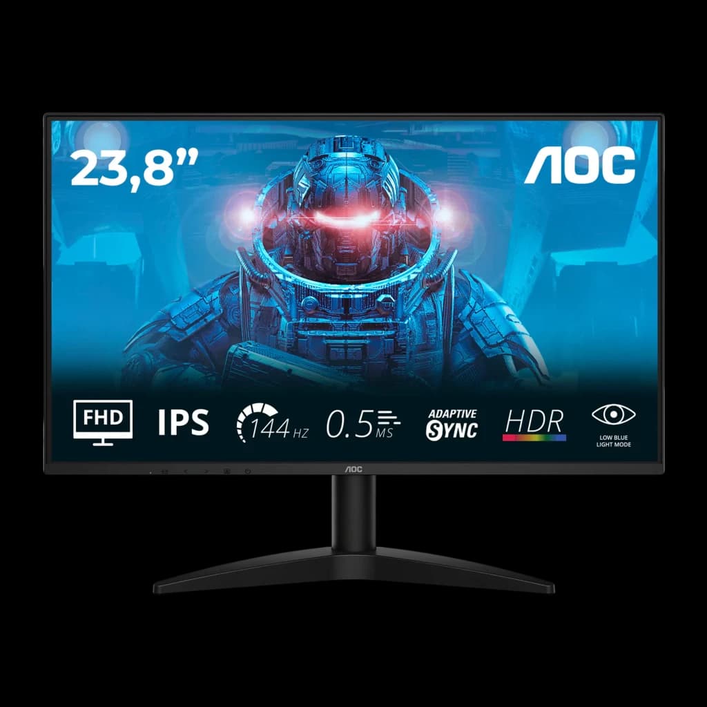 AOC 24B36X 23.8 negro - vista principal