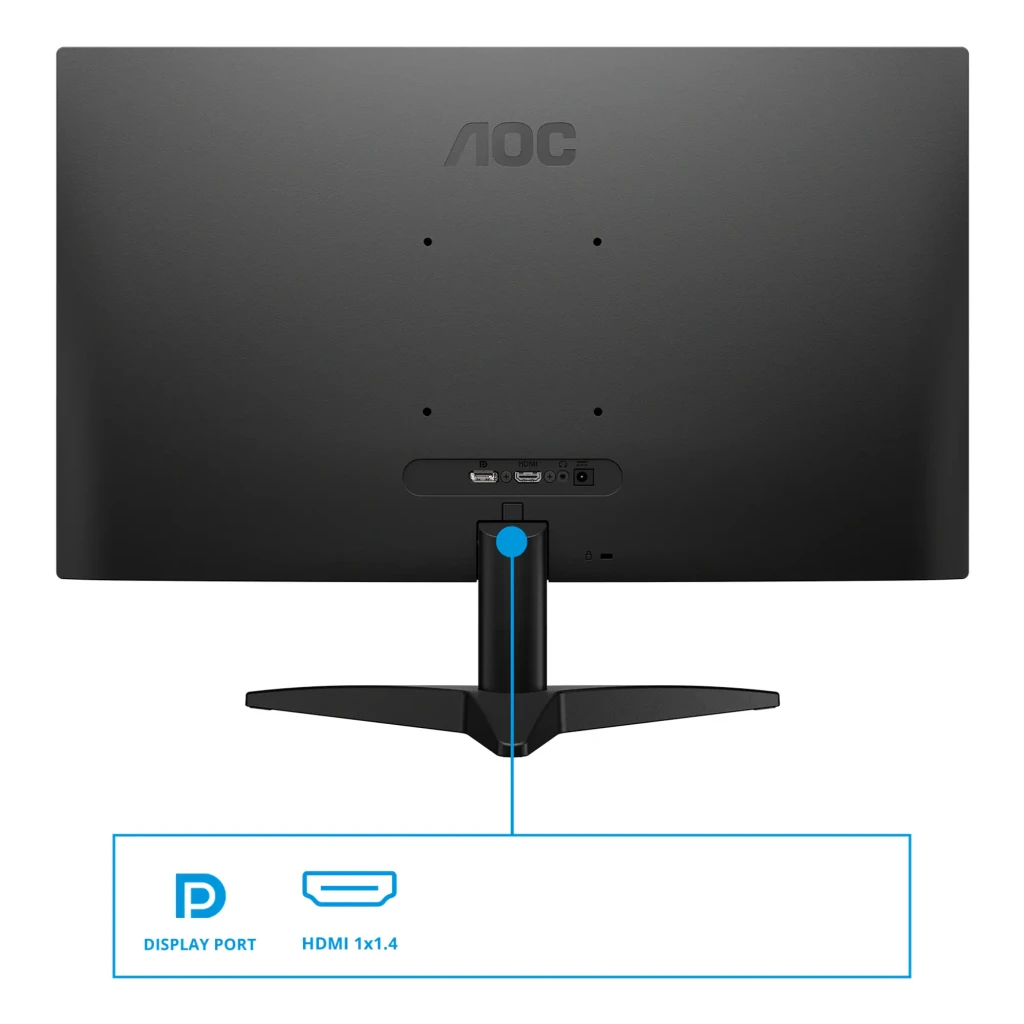 AOC 24B36X 23.8 negro - detalle 8