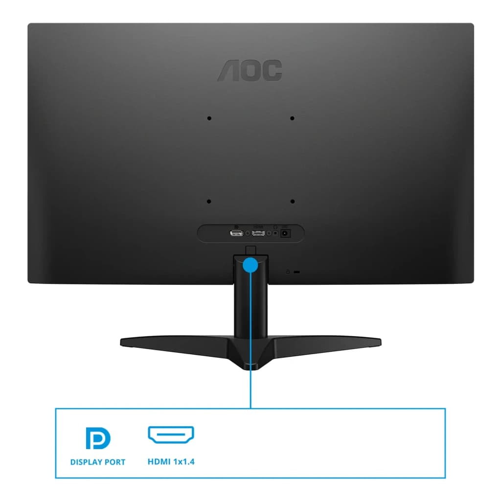 AOC 24B36X 23.8 negro - detalle 8