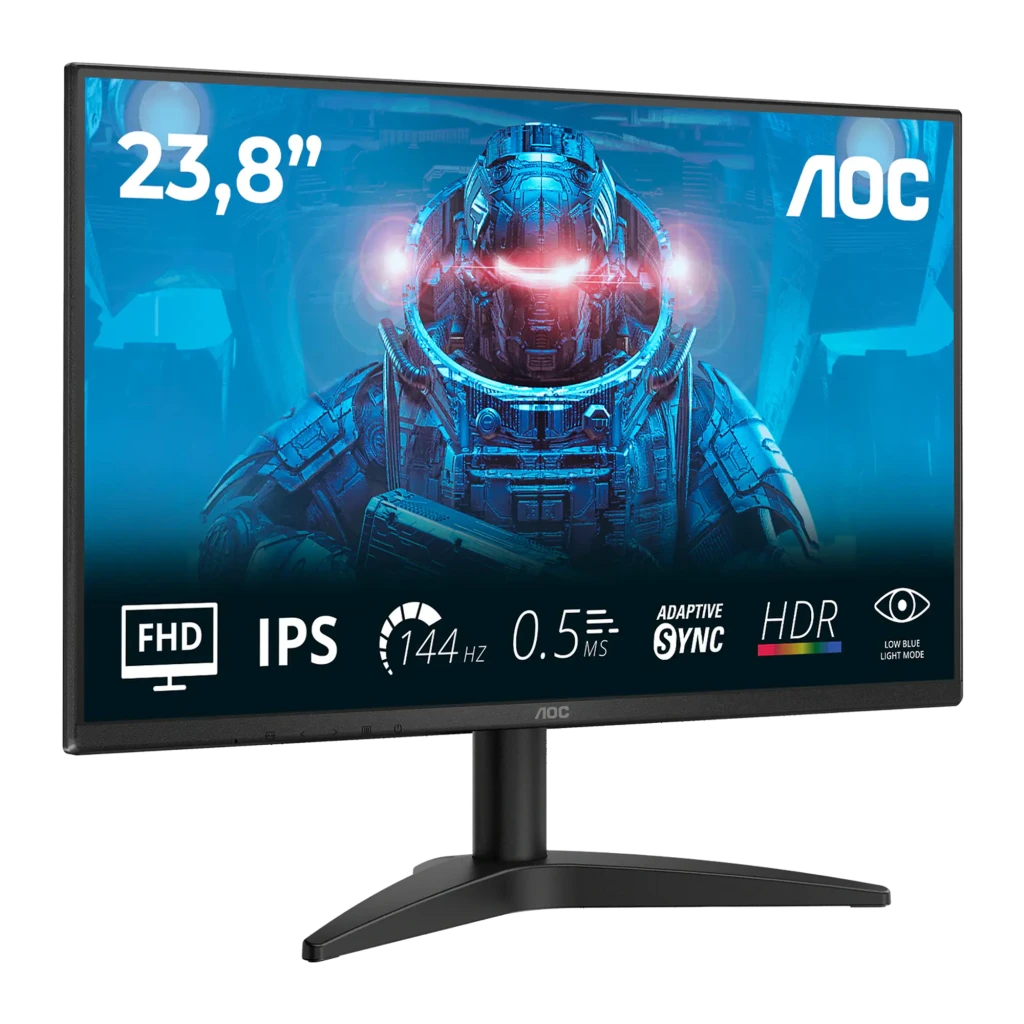 AOC 24B36X 23.8 negro - detalle