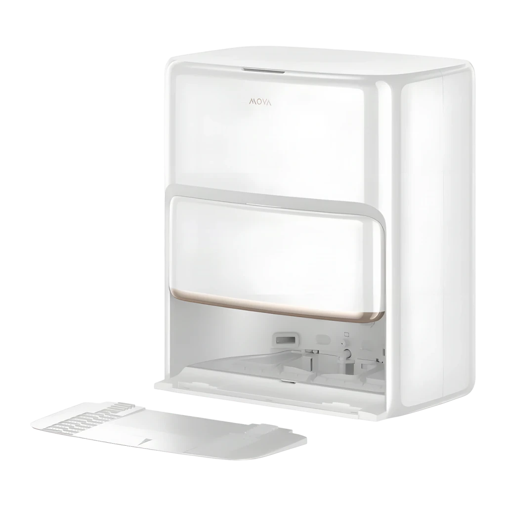 MOVA Aspirador Z60 Ultra Roller Complete Blanco - mopa elevable + secado automático de mopa | se levanta al pasar por