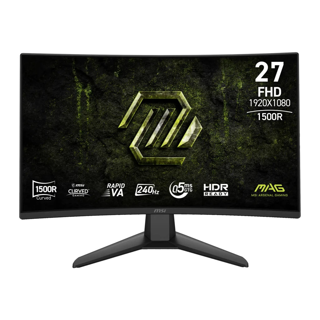 Monitor MSI MAG 274CF X24 27 pulgadas 240Hz Curvo 1500R FHD Rapid VA