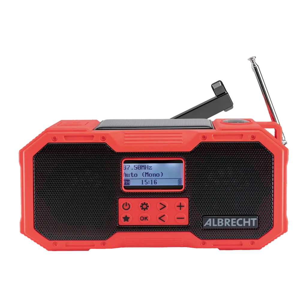 Radio Midland DR112 Outdoor Recargable DAB+, FM Batería + Solar