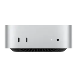 Apple Mac mini M6 24 Go/512 Go SSD Argent macOS, face avant: deux ports USB-C, LED d'état et jack casque sur châssis