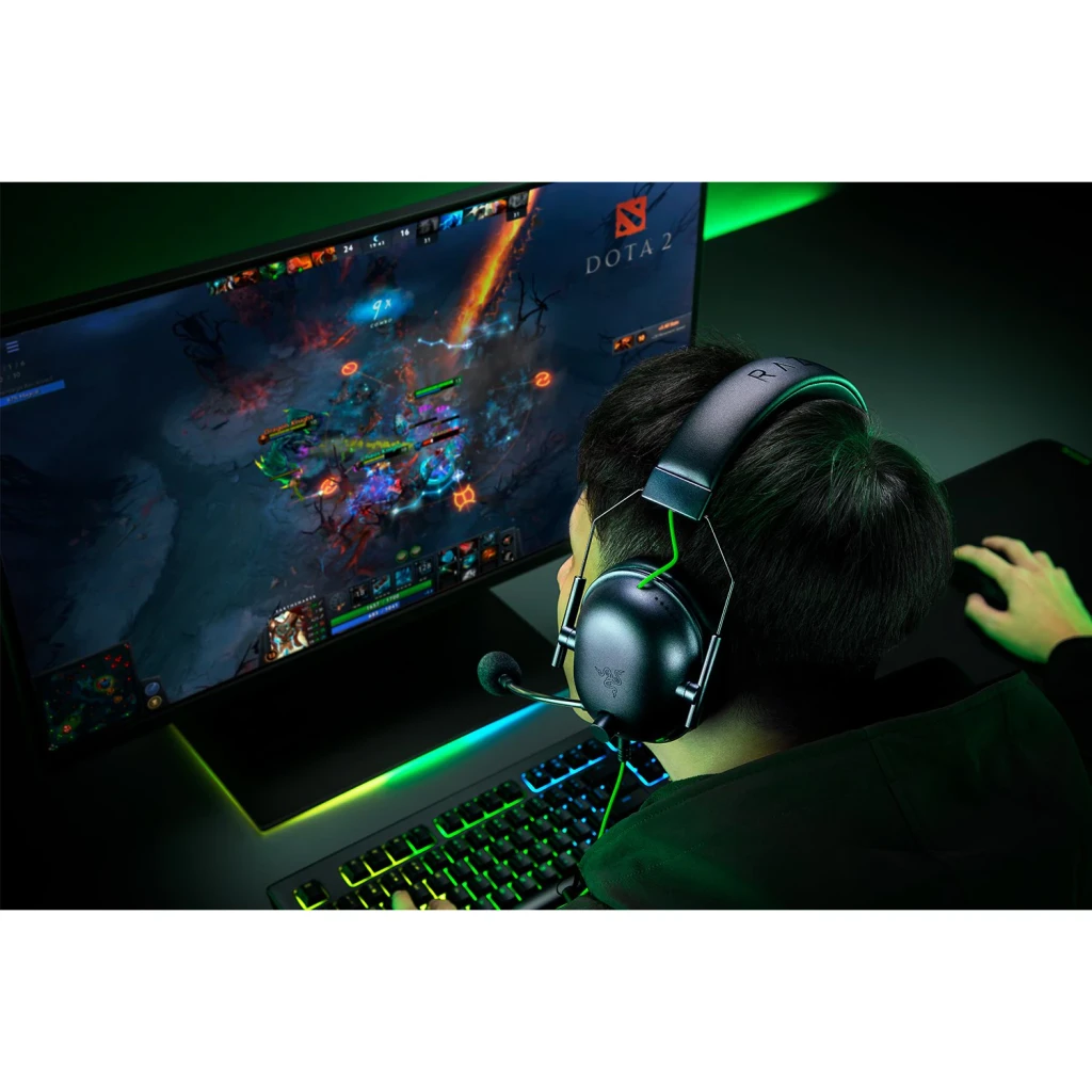 Auriculares Gaming Razer BlackShark V2 X Xbox con Micrófono Xbox/PC Negro, uso: jugador con auriculares y micrófono frente