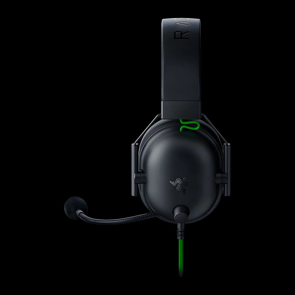 Auriculares Gaming Razer BlackShark V2 X Xbox con Micrófono Xbox/PC Negro, lateral: auricular derecho con logo Razer