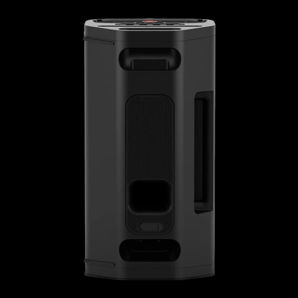 Enceinte portable LG XBOOM Stage 501 by will.i.am IPX4 220W 22h Bluetooth 5.4 Noir - poignée supérieure, panneau