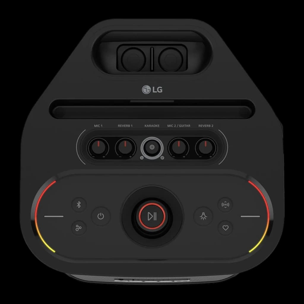 Enceinte portable LG XBOOM Stage 501 by will.i.am IPX4 220W 22h Bluetooth 5.4 Noir - molettes MIC et REVERB