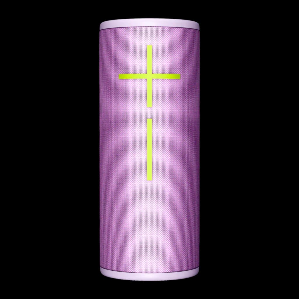 Altavoz portátil Ultimate Ears Boom 4 IP67 15h Bluetooth Lila, vista frontal: cuerpo cilíndrico lila con botones