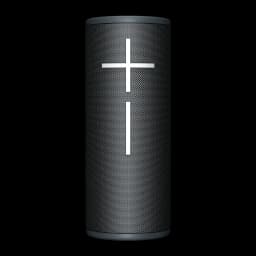 Altavoz portátil Ultimate Ears Boom 4 IP67 15h Bluetooth Negro, vista frontal: cuerpo cilíndrico con rejilla textil