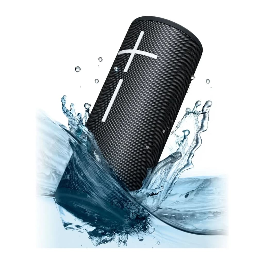 Altavoz portátil Ultimate Ears Boom 4 IP67 15h Bluetooth Negro, en uso: sumergido en agua con salpicaduras, rejilla negra