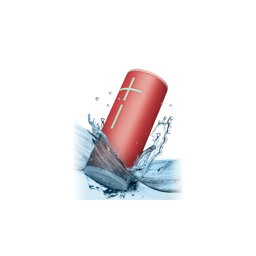 Altavoz Bluetooth Ultimate Ears BOOM 4 IP67 15h Rojo, resistencia al agua: salpicadura dinámica con botones + visibles