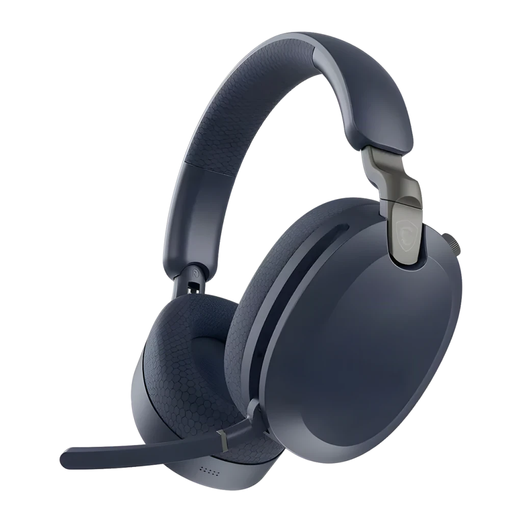 Auriculares MSI Maestro 500 inalámbricos Bluetooth gaming con micrófono extraíble azul - Imagen 2
