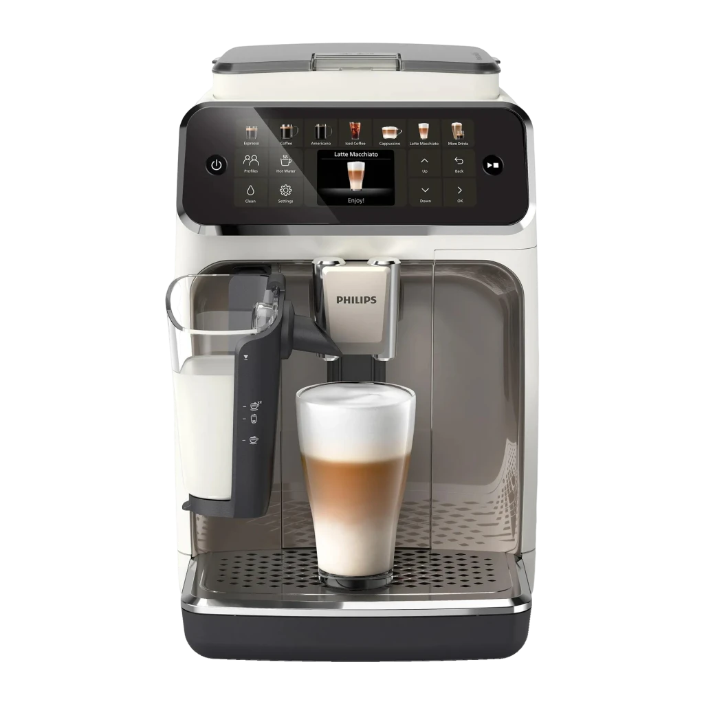 Cafetera superautomática Philips 4400 Series LatteGo EP4443/70 Gris