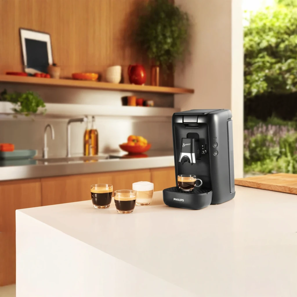 Philips Cafetera Senseo Maestro CSA260/60 Negro - en utilisation