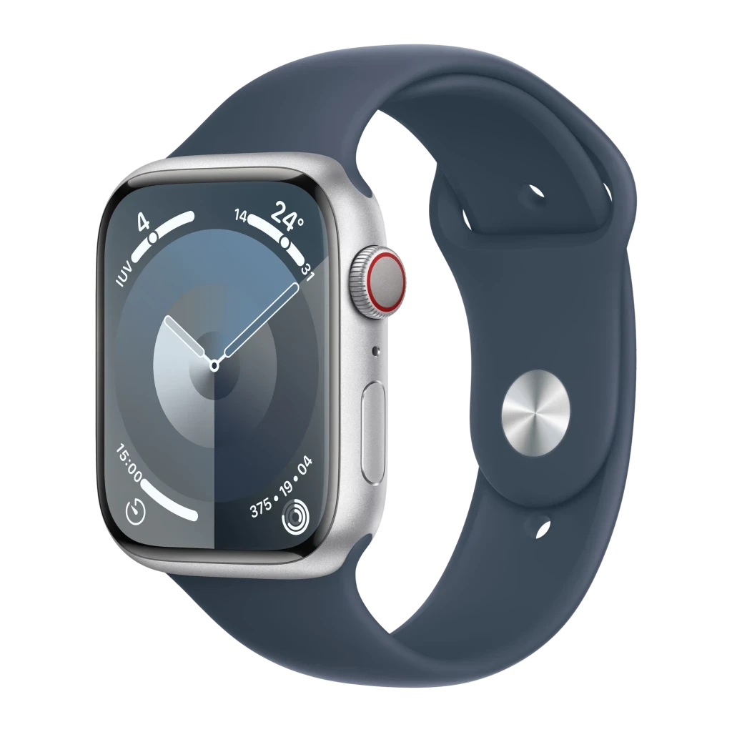 Apple Watch Series 9 45mm GPS + Cellular Plata LTE NFC Batería 18 h (36 h Bajo Consumo)