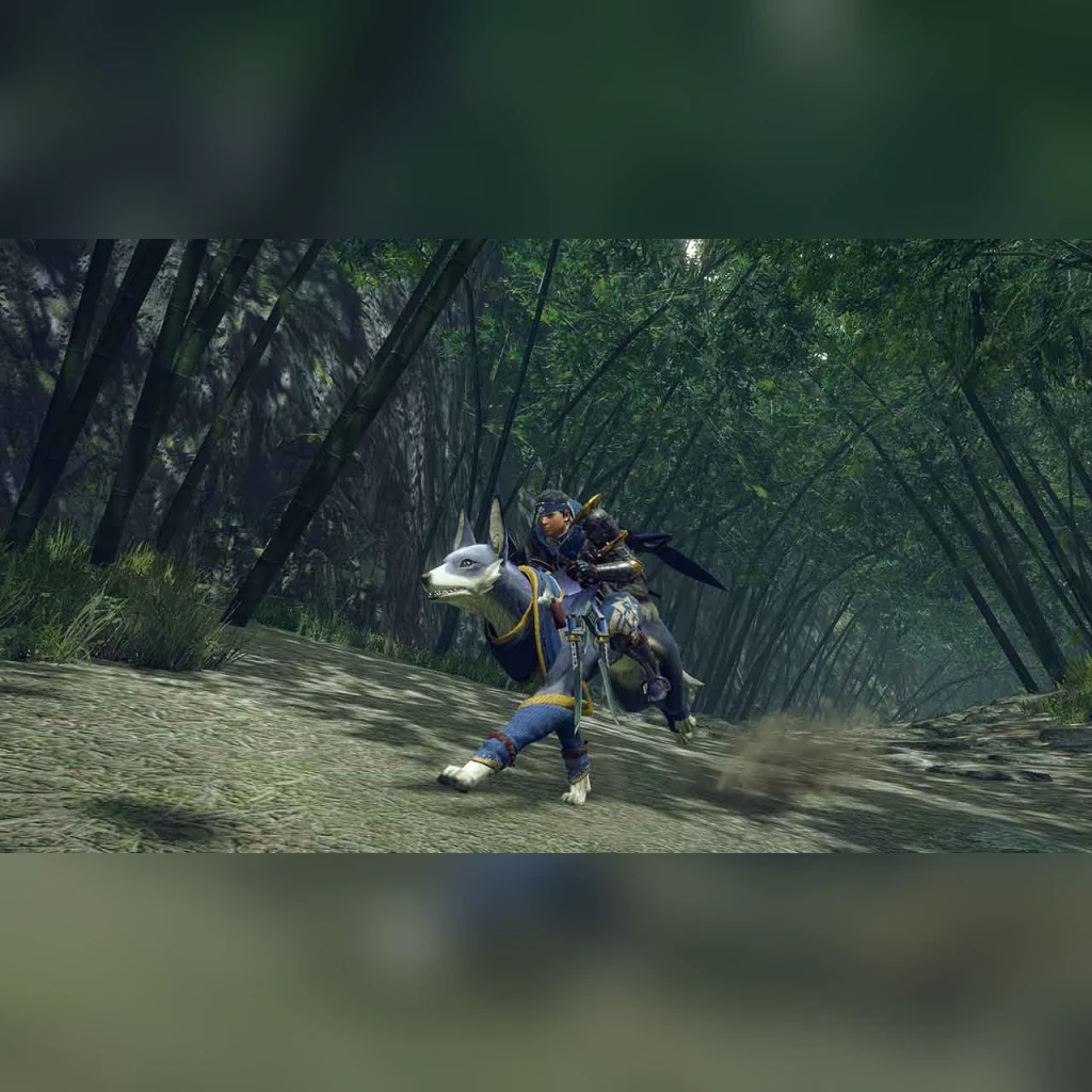 Videojogo Capcom Monster Hunter Rise Standard Nintendo Switch (Alemão, Inglês, Italiano), em uso: caçador montado