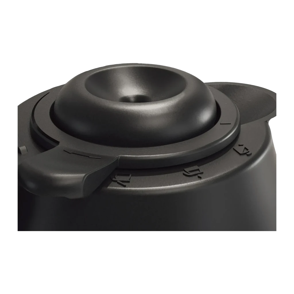 Cafetera de goteo Philips Café Gaia HD7548/20 1,32L 15 tazas 1100W Negro, detalle: tapa superior con boquilla dispensadora