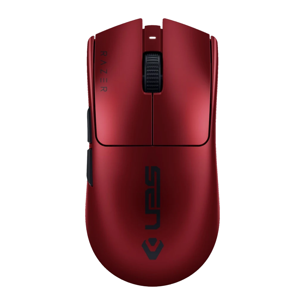 Ratón Gaming Razer Viper V3 Pro Sentinels Edition Inalámbrico 35000 DPI 54g Rojo, vista frontal: cuerpo rojo mate con logo