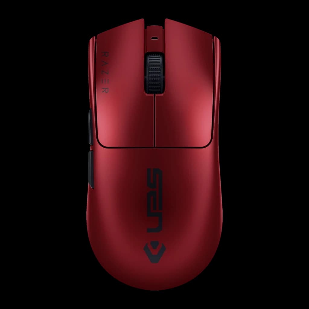 Ratón Gaming Razer Viper V3 Pro Sentinels Edition Inalámbrico 35000 DPI 54g Rojo, vista frontal: cuerpo rojo mate con logo