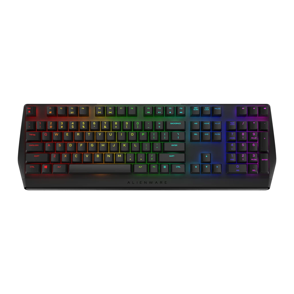 Teclado Gaming Alienware AW410K Mecánico RGB 100% Completo Negro