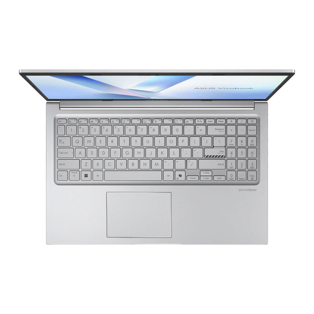 Portátil ASUS Vivobook 15 8GB/256GB 15,6 pulgadas Full HD IPS Intel Core 3 304 Sin Sistema Operativo Plata X1504MA-BQ475