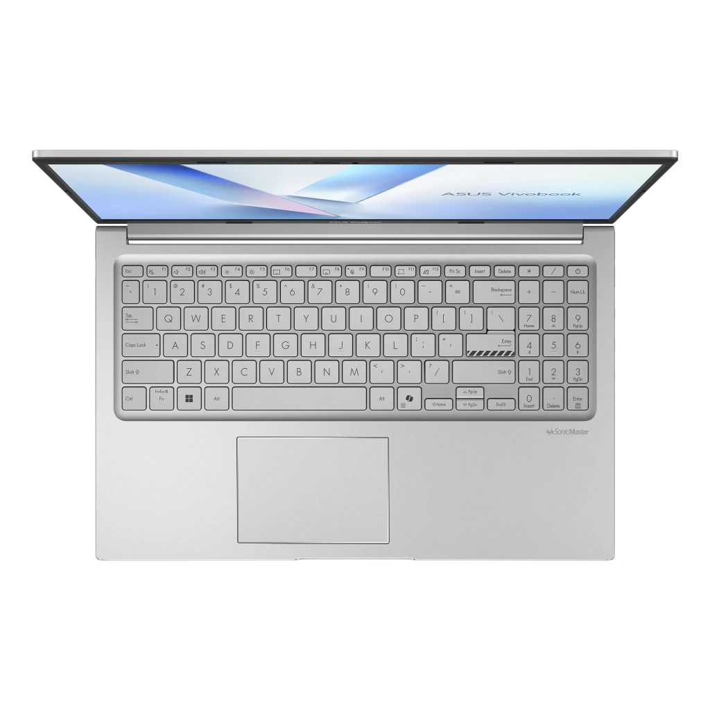 Portátil ASUS Vivobook 15 8GB/512GB 15,6 pulgadas Full HD Intel Core 5 320 SSD NVMe PCIe 4.0 Sin Sistema Operativo Plata
