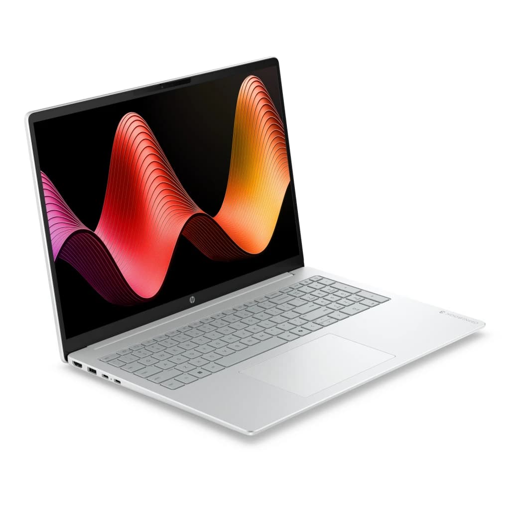 PC portable HP OmniBook 3 8 Go/512 Go 16 pouces 2K IPS Intel Core 5 120U SSD NVMe PCIe 4.0 FreeDOS Gris 16-bu0067ns, vue