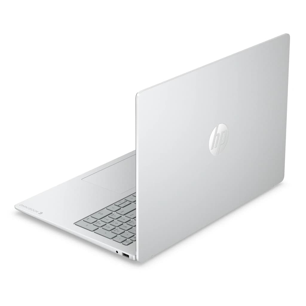 PC portable HP OmniBook 3 8 Go/512 Go 16 pouces 2K IPS Intel Core 5 120U SSD NVMe PCIe 4.0 FreeDOS Gris 16-bu0067ns, vue