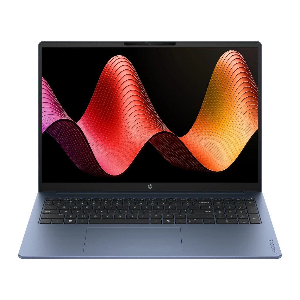 Portátil HP OmniBook 3 16GB/512GB 16 pulgadas IPS 2K 16:10 Intel Core 5 120U SSD NVMe PCIe 4.0 FreeDOS Azul/Gris