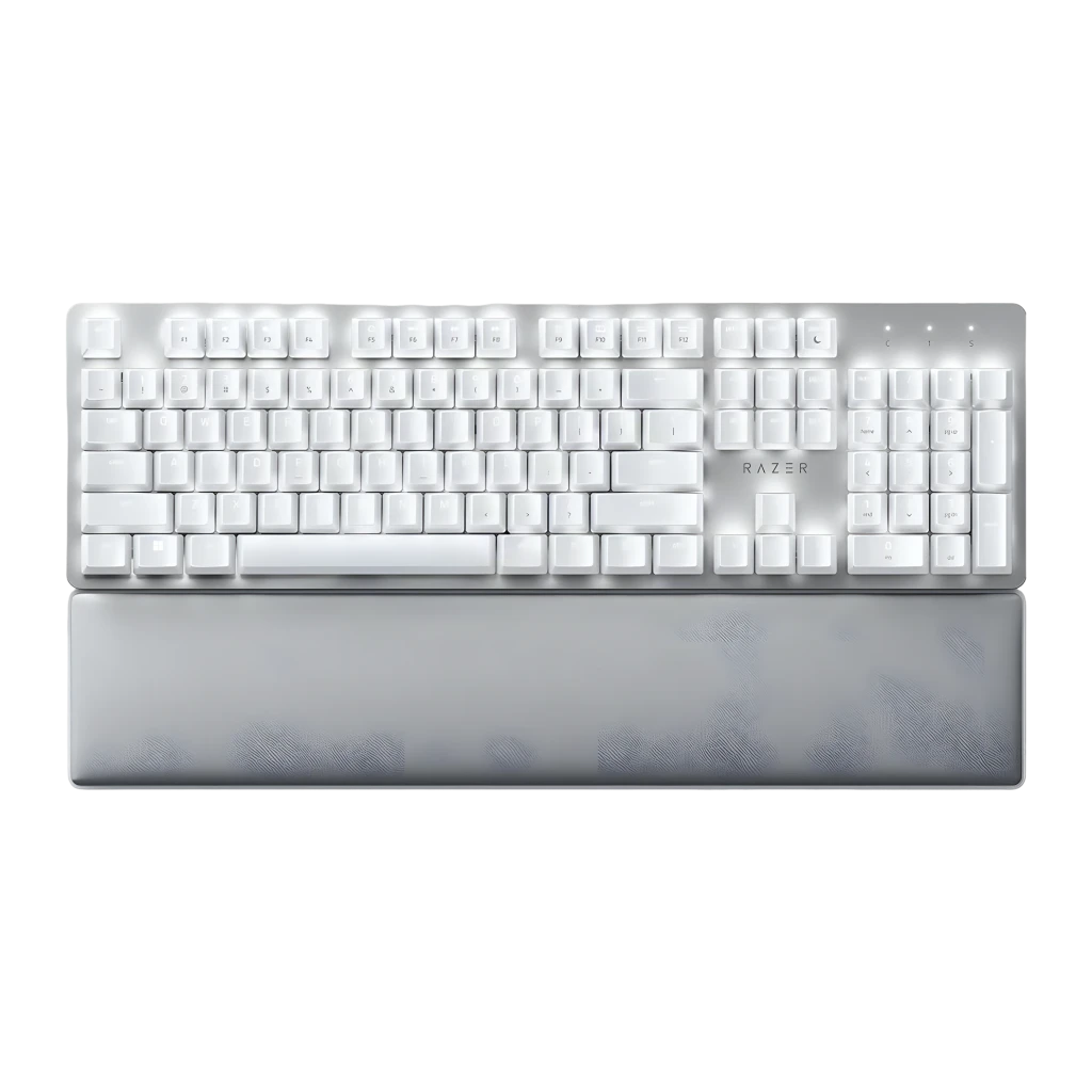 Teclado Razer Pro Type Ultra Inalámbrico Mecánico Lineal QWERTY US LED Blanco