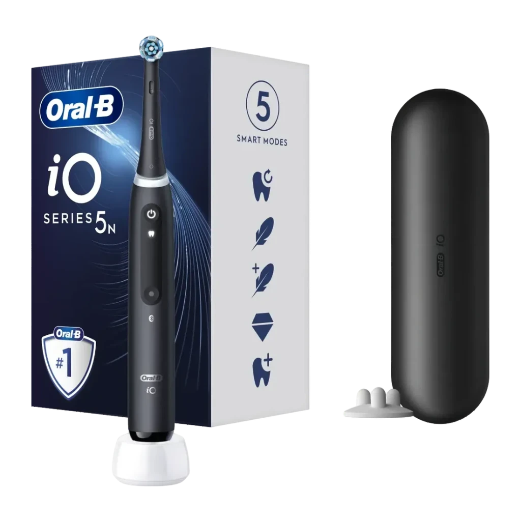 Cepillo Eléctrico Oral-B iO Series 5 Oscilante Sin Cable 5 Modos Negro