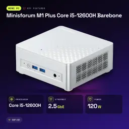 Mini PC Minisforum M1 Plus Core i5-12600H Barebone Intel WiFi 6E - características
