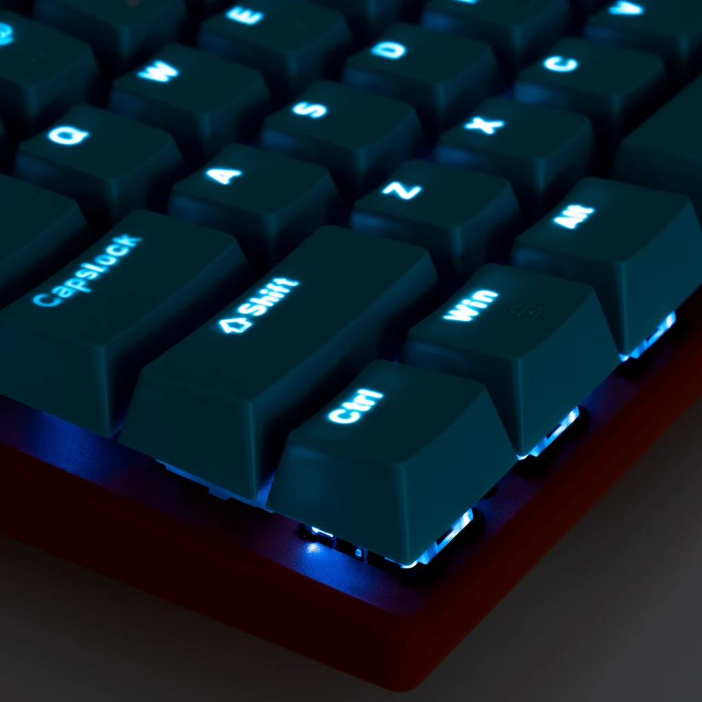 Clavier gaming Blade Gaming Dragon Ball Super TKL mécanique, switches bleus et bleus/orange Bleu/Orange, détail: touches
