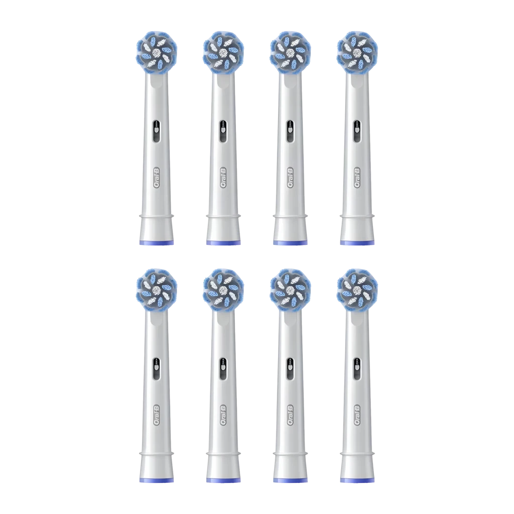 Braun Blanco Cabezales De Recambio Oral-B Eb60x-8 Sensitive Clean Pro Pack 8