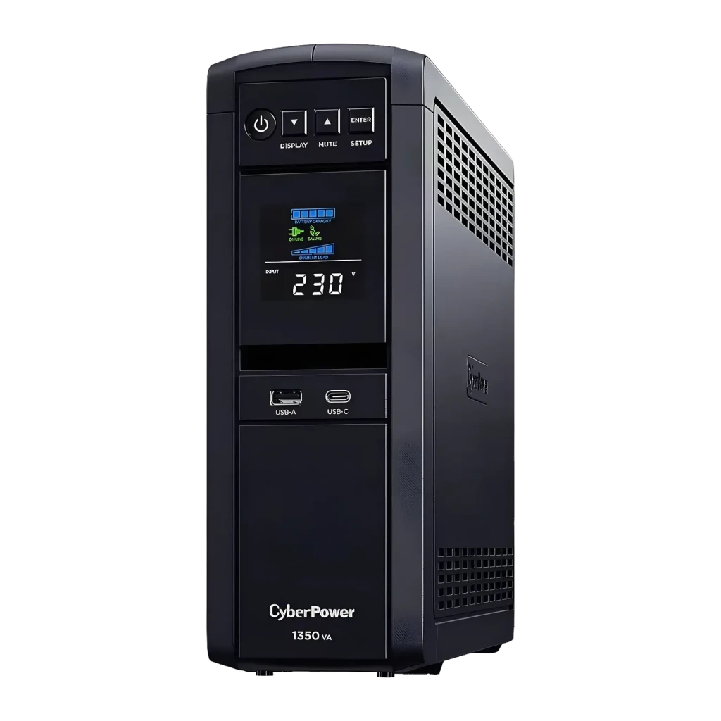 SAI CyberPower CP1350EPFCLCD Línea Interactiva 1350VA 810W Negro