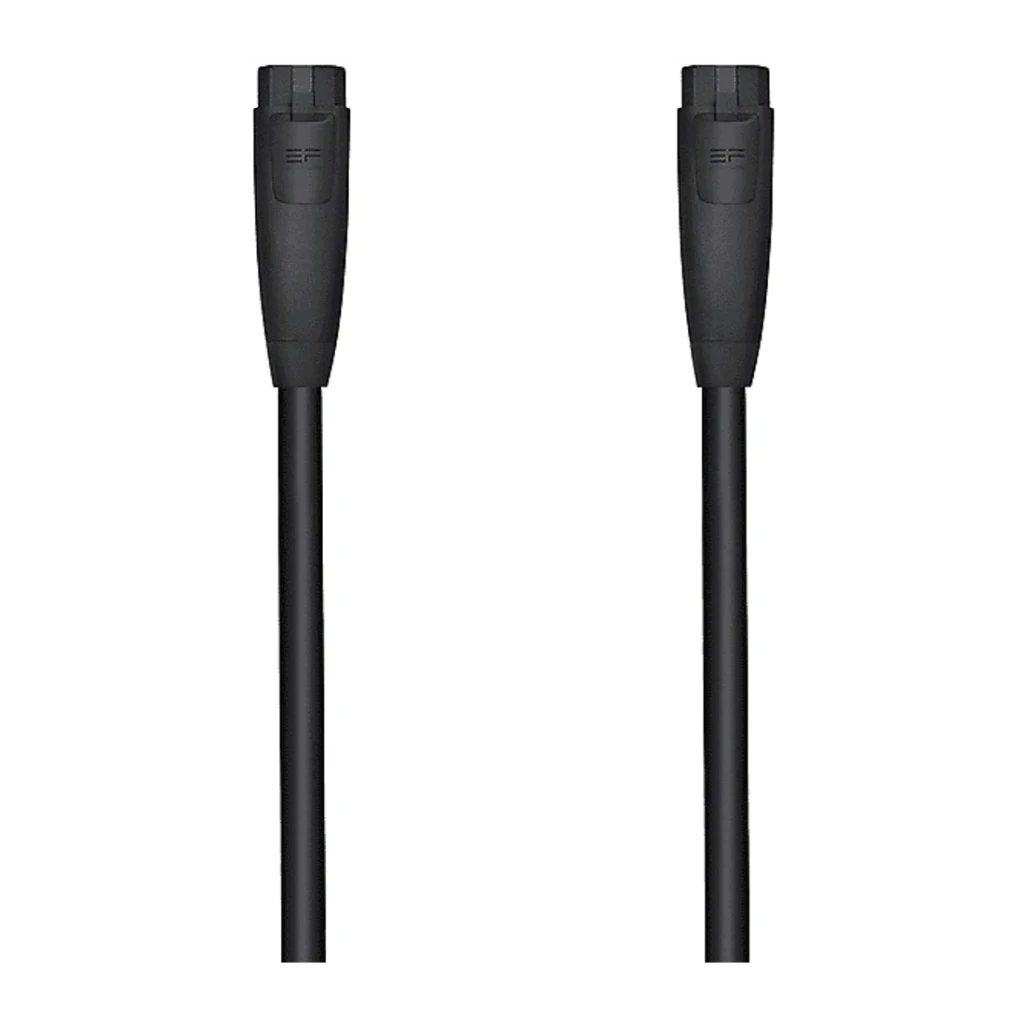 EcoFlow DELTA Pro Câble pour Batterie Supplémentaire 0,75 m Noir, détail: deux connecteurs logo EF et longueur totale