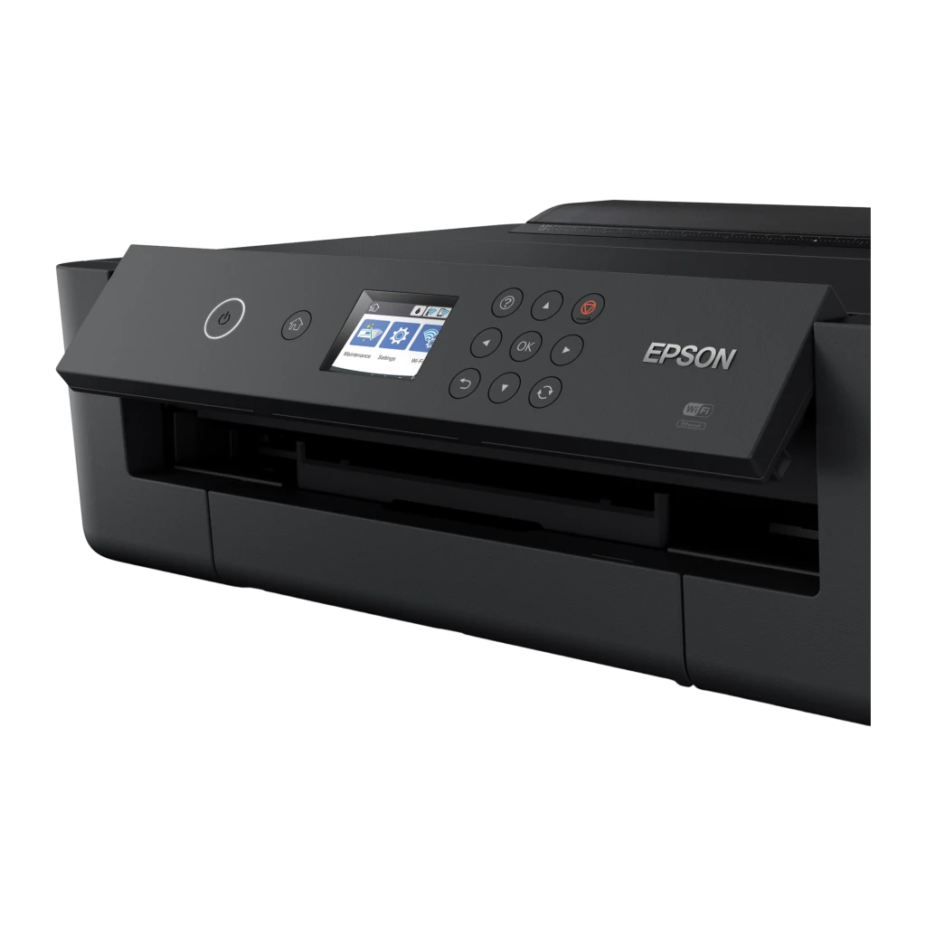 Impressora de jato de tinta Epson Expression Photo HD XP-15000 Preto, detalhe: painel de controlo com ecrã LCD a cores