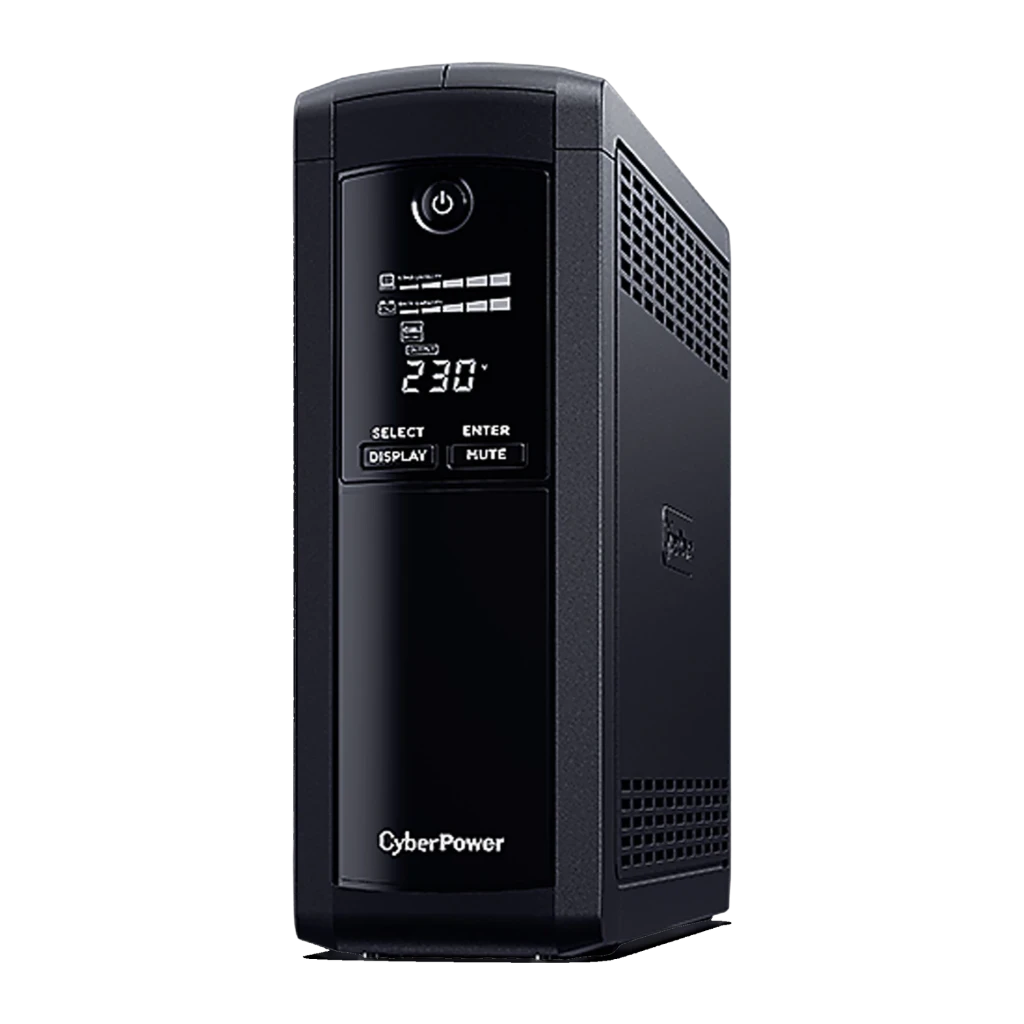 SAI CyberPower Systems VP1200ELCD Línea Interactiva Negro