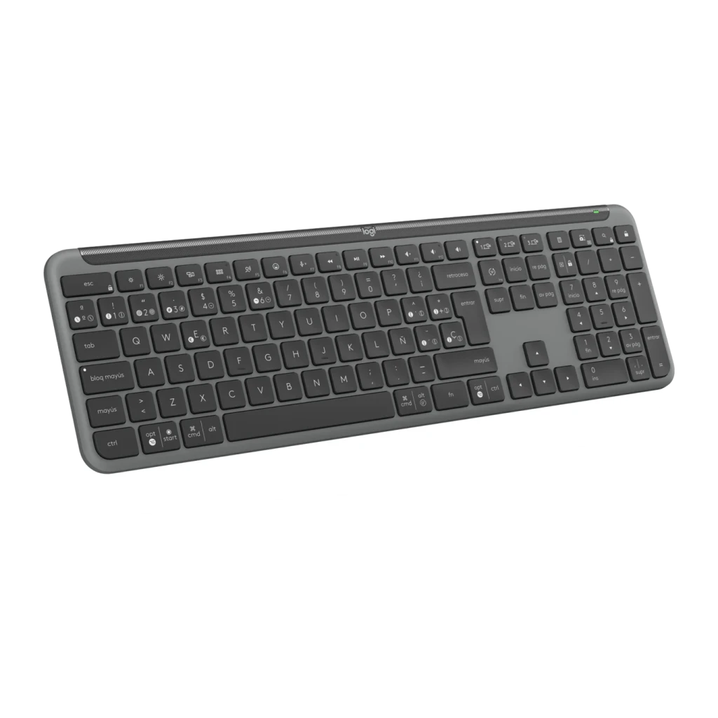 Teclado Logitech Signature Slim K950 Grafito Bluetooth + USB Logi Bolt