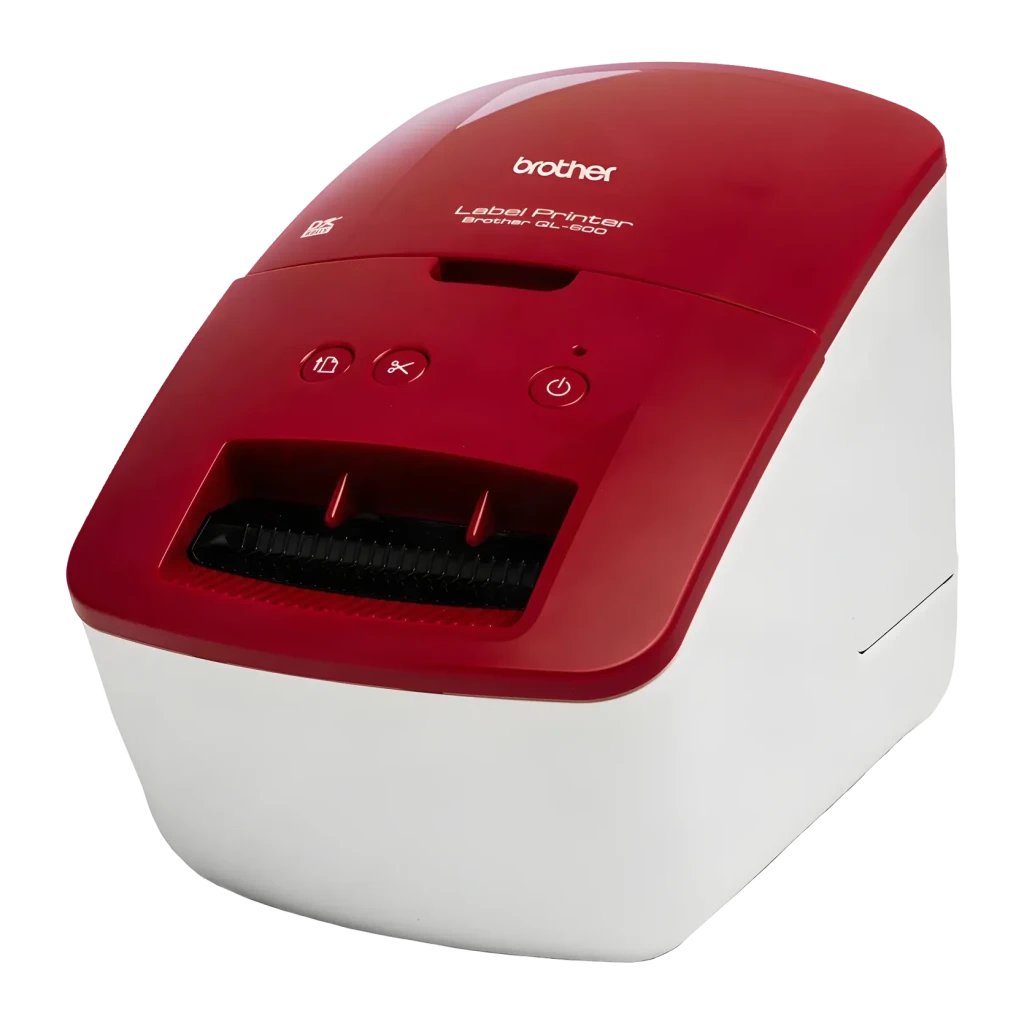 Impresora de etiquetas Brother QL-600R Térmica directa Rojo/Blanco
