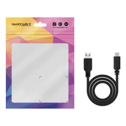 Cable Nanocable USB 2.0 USB-C a USB-A 1m 3A 480Mbit/s Negro, contenido de la caja: embalaje retail y cable enrollado