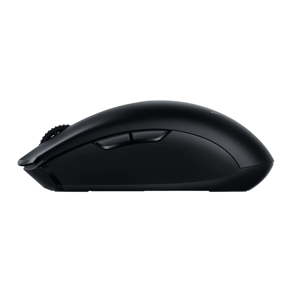 Ratón Gaming Razer Orochi V2 2026 Inalámbrico 18000 DPI Negro, detalle lateral: perfil ergonómico, botones laterales
